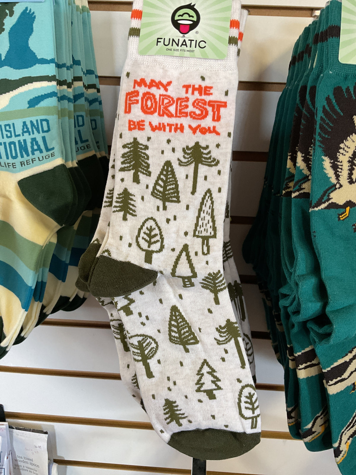 May the Forest Be With You Adult Socks