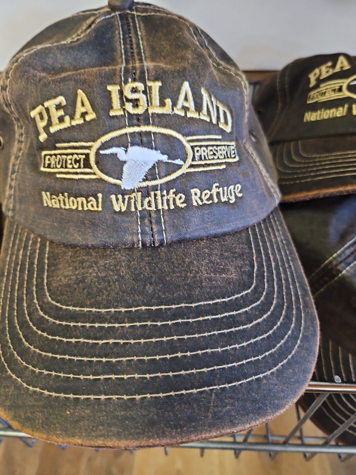 Pea Island NWR Brown Hat w/Egret