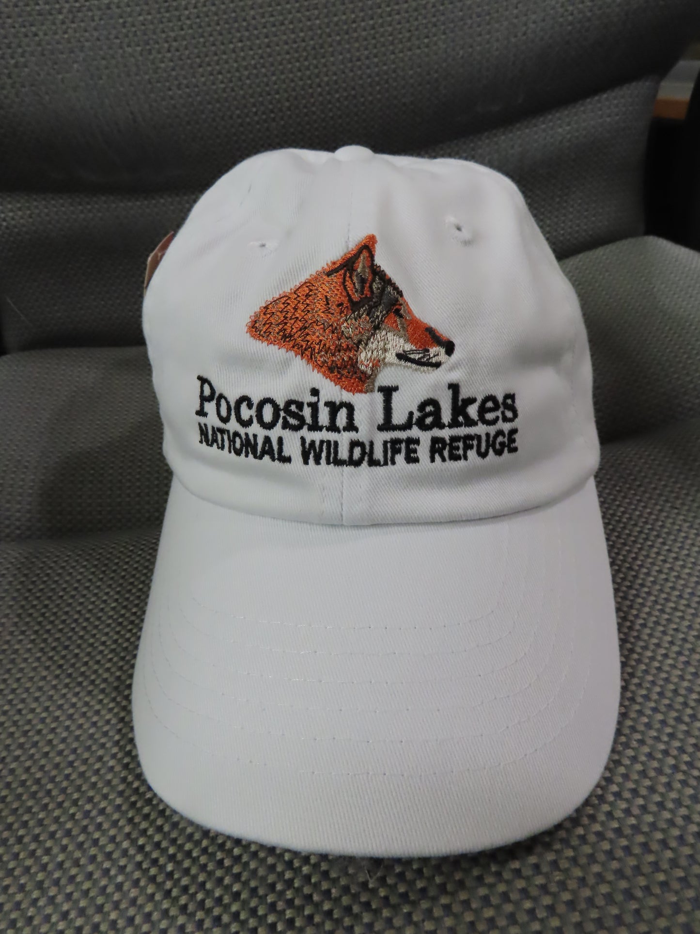 Pocosin Lakes Red Wolf Hat (White)