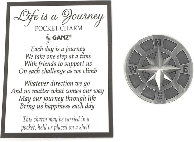 Life Is A Compass Charm