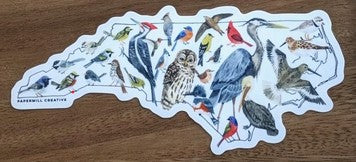 North Carolina Birds Decal - Large