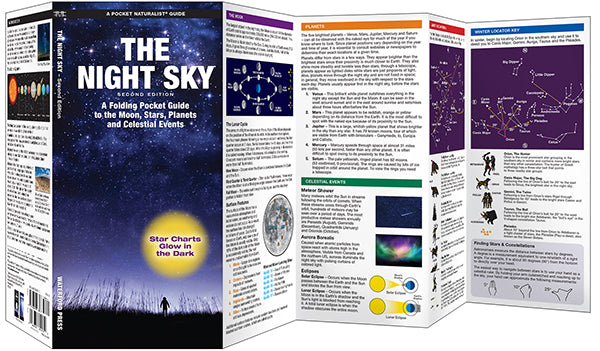 The Night Sky: A Folding Pocket Guide to the Moon, Stars, Planets and Celestial Events