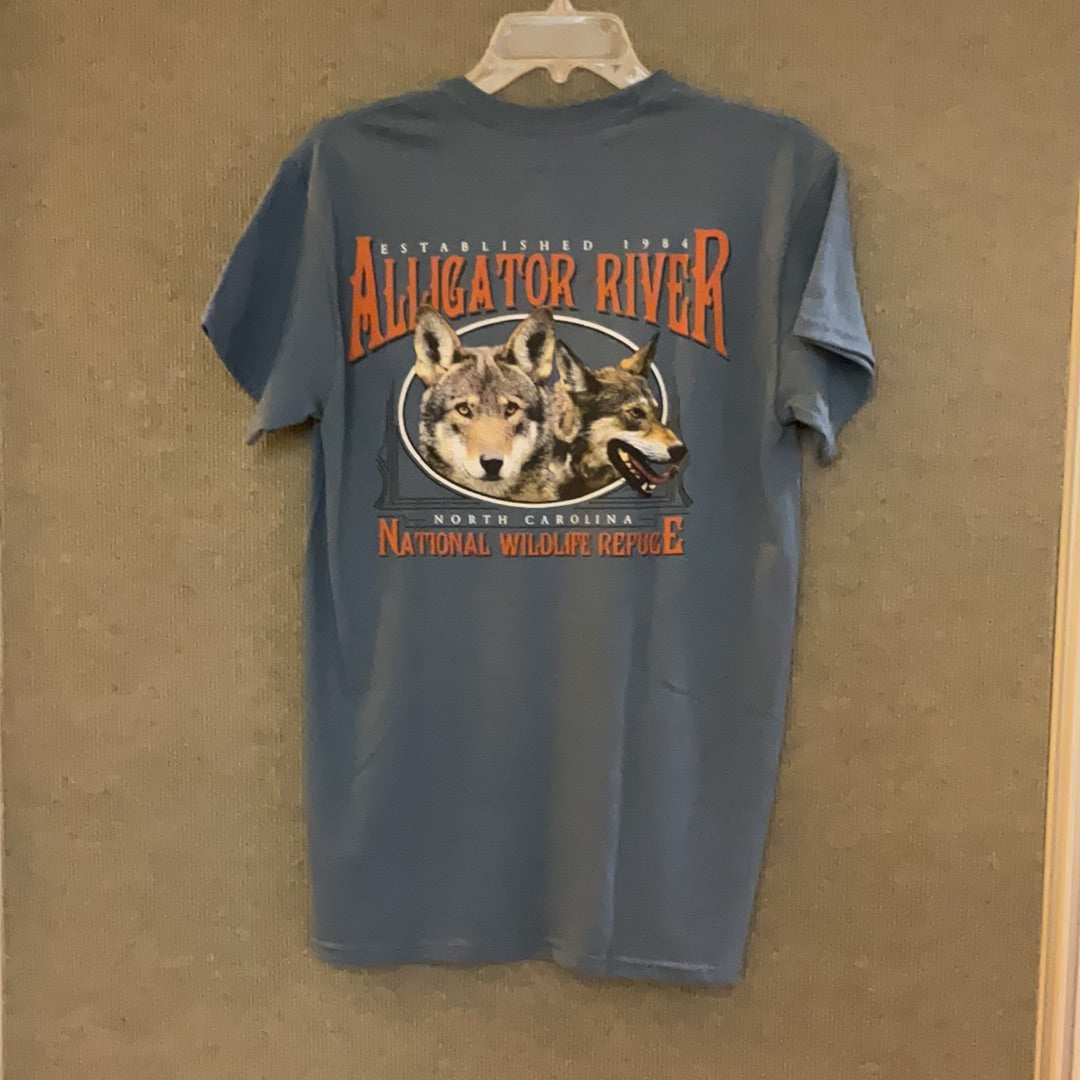 Wolf Pair T-Shirt Indigo 2XL