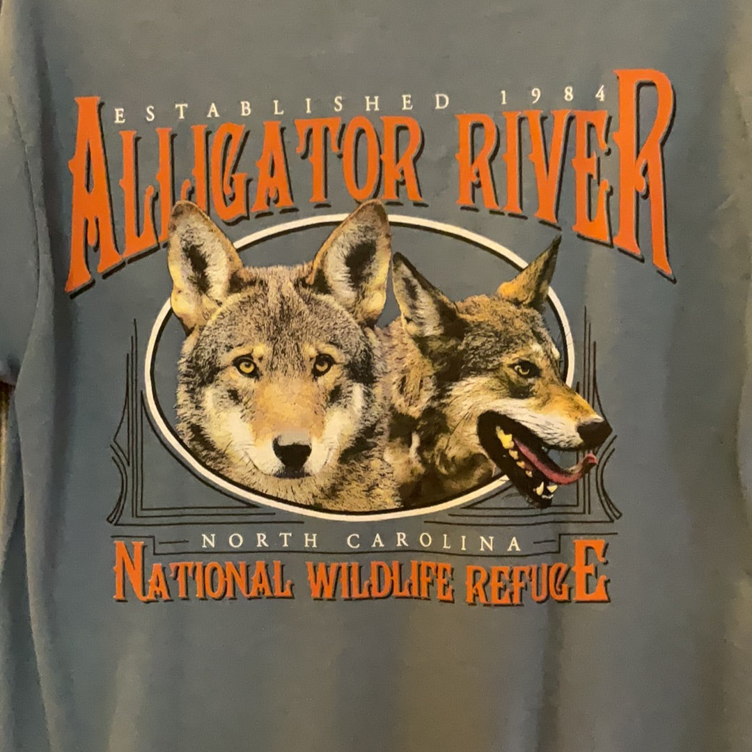 Wolf Pair T-Shirt Indigo 2XL