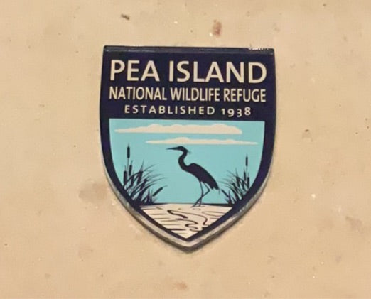 Pea Island Shield with Heron Magnet