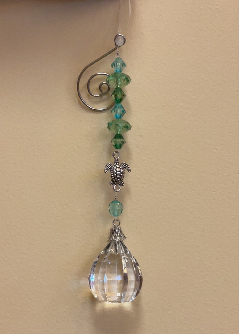 5" Turtle Charm Pendent