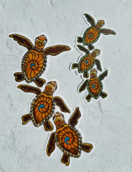 Stephanie Kiker 3 Turtle Decal