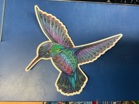 Kiker Hummingbird Decal