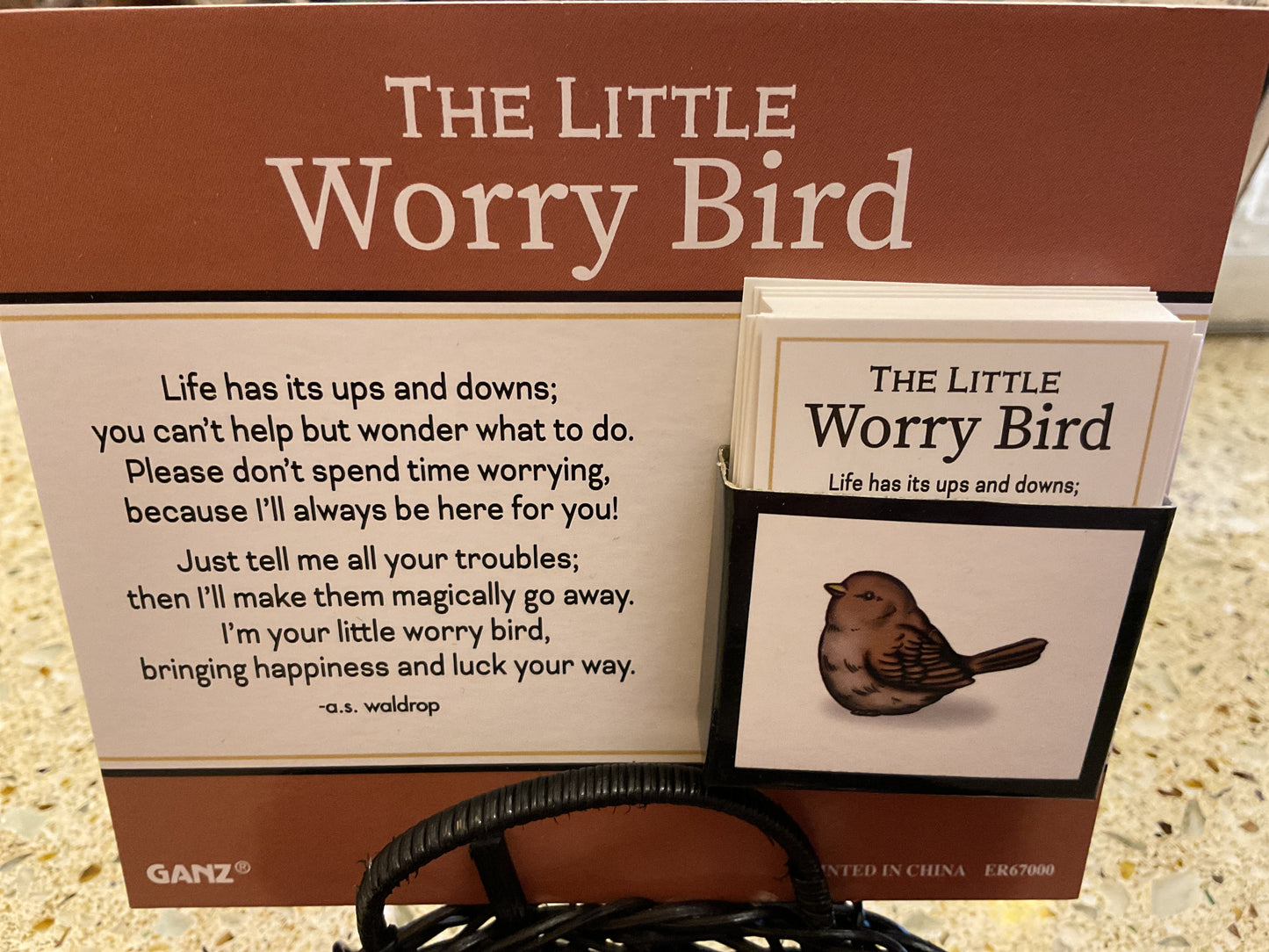 Worry Bird Charm