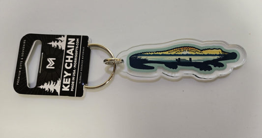 Alligator River NWR Keychain - Alligator Sunset