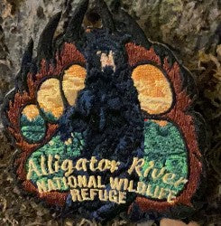 Alligator River NWR Bear Paw Embroidered Magnet