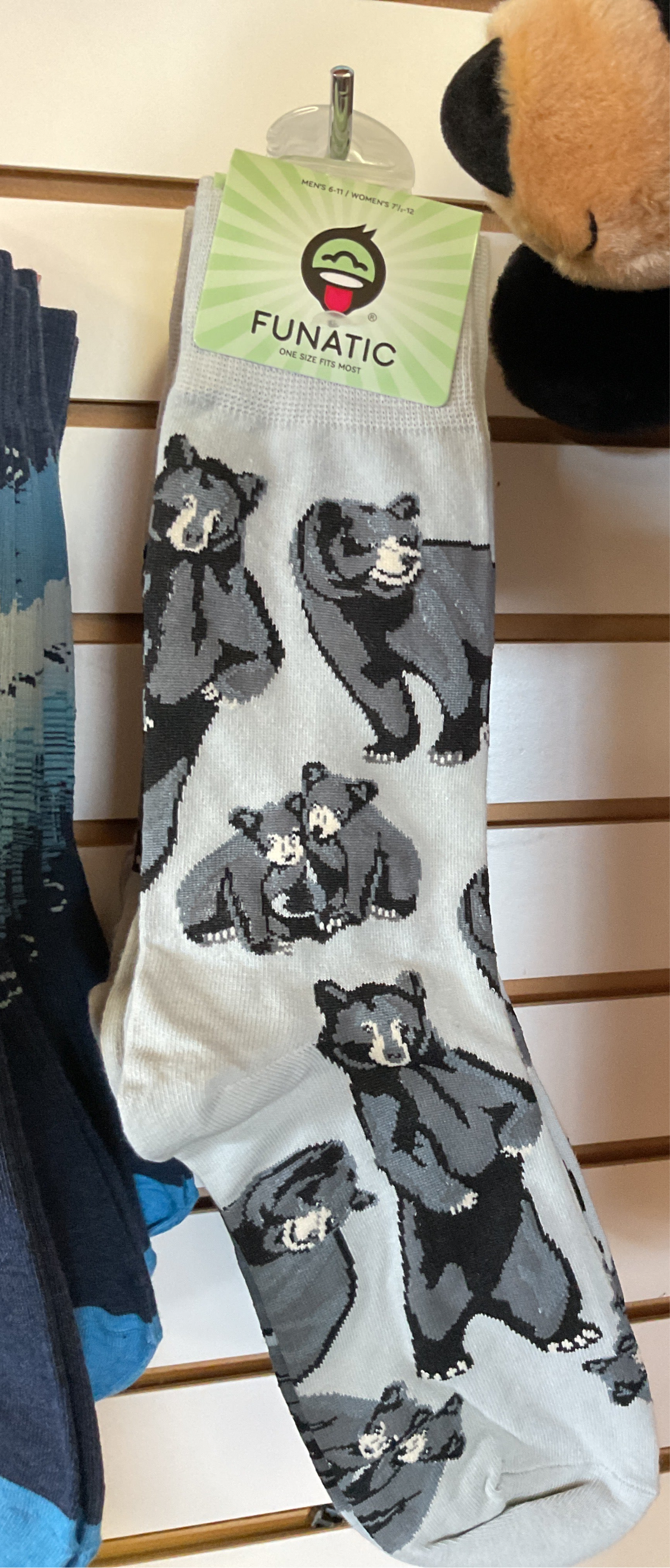 Black Bear Adult Socks