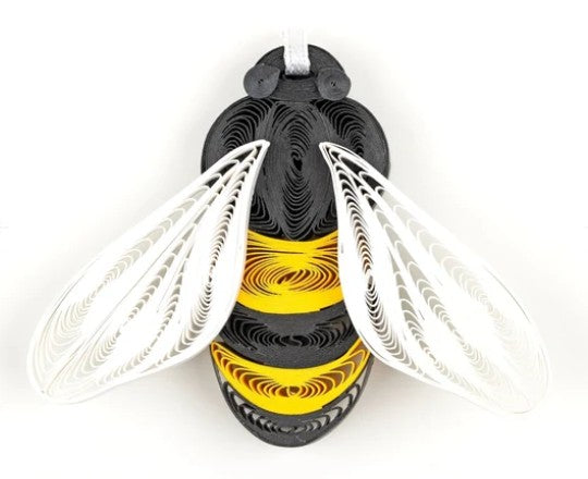 Bee Quilling Ornament QC