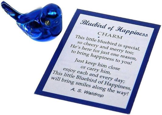 Blue Bird of Happiness Charm