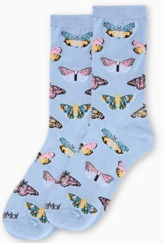 Butterfly Crew Socks size 9-11