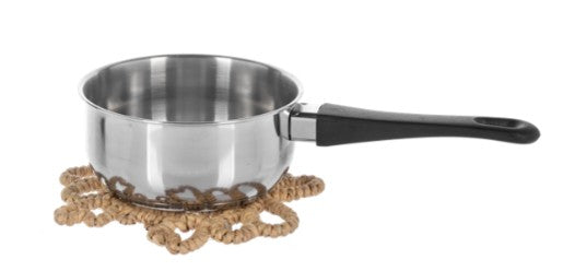 Crab Trivet Seagrass wrapped metal