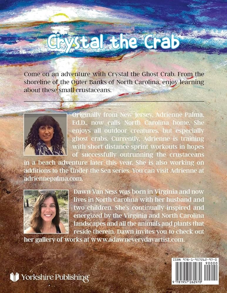 Crystal the Crab, A Story about Ghost Crabs by Adrienne Palma