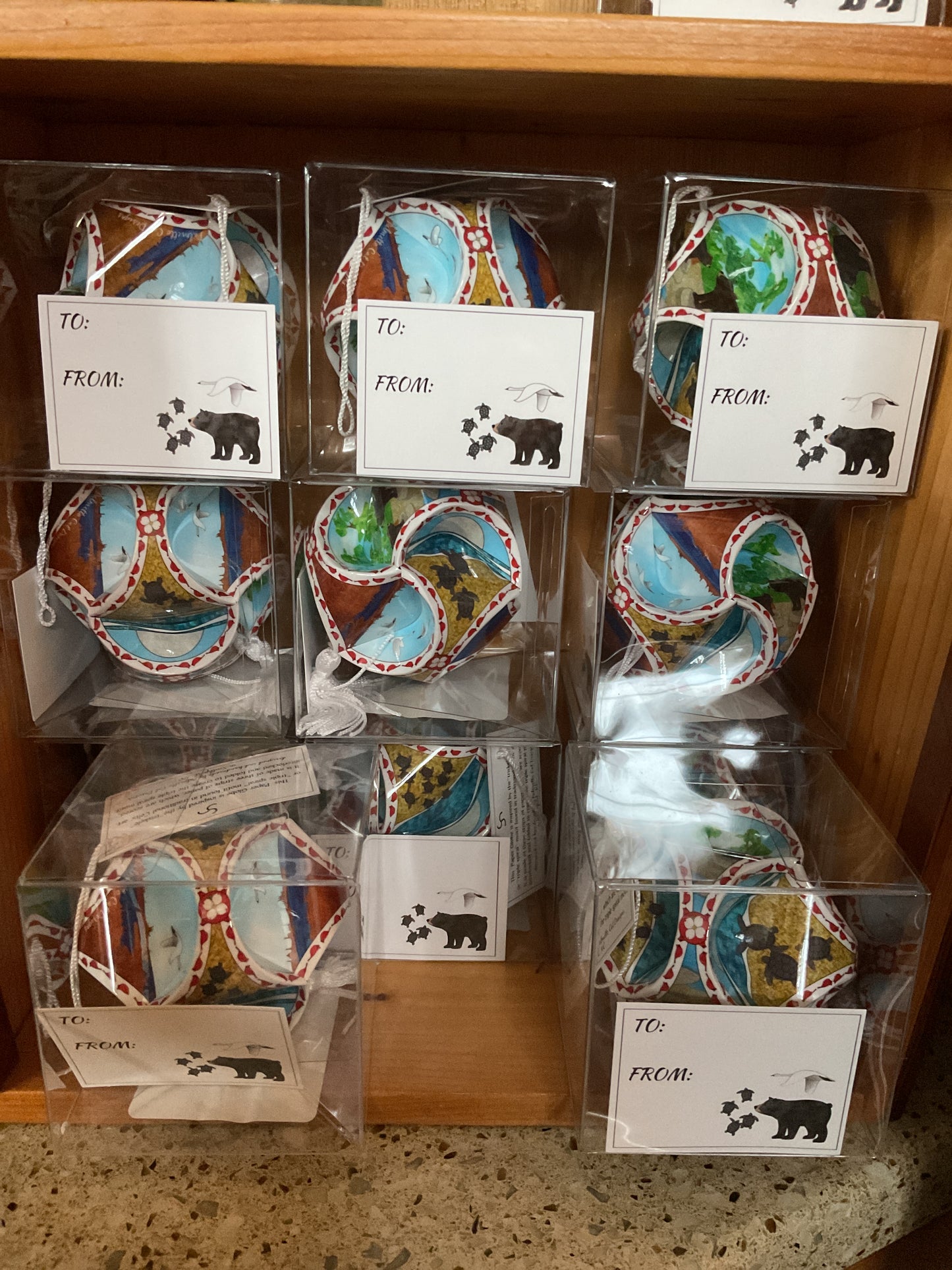 Paper Globe Ornament (Bear, Swan Turtle)