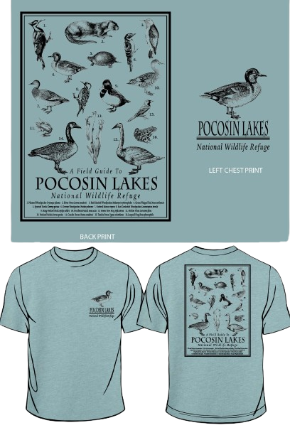 Pocosin Lakes NWR Field Guide T-Shirt