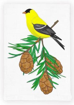 Finch and Pine Tea Towel