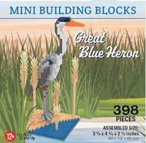 Great Blue Heron Mini Building Blocks