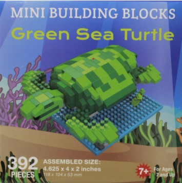 Green Sea Turtle Mini Building Blocks