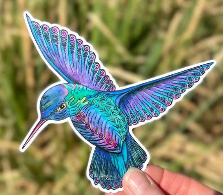 Kiker Hummingbird Decal