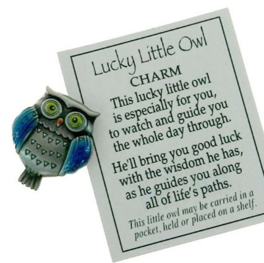 Lucky Little Owl Charm