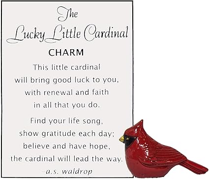Lucky Cardinal Charm