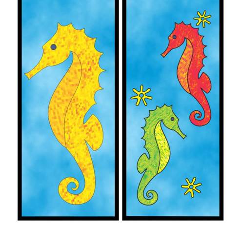 Sea Horse Two Magnetic Bookmarks