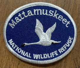 Mattamuskeet Goose Embroidered Heat Seal Patch