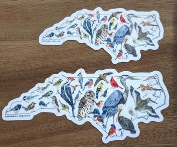 North Carolina Birds Decal - Small