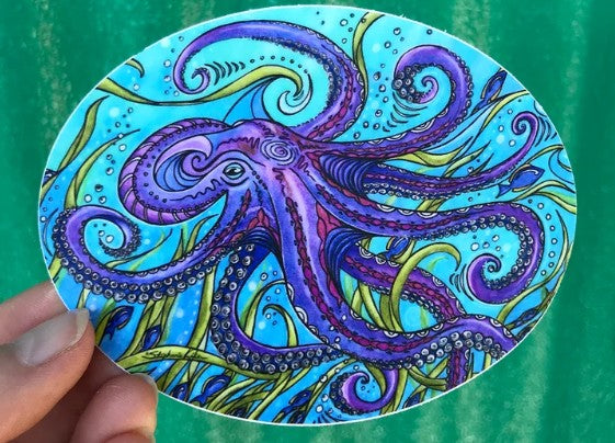 Kiker Octopus Decal