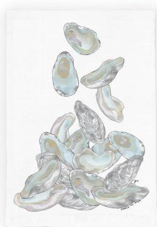 Oyster Shell Tea Towel