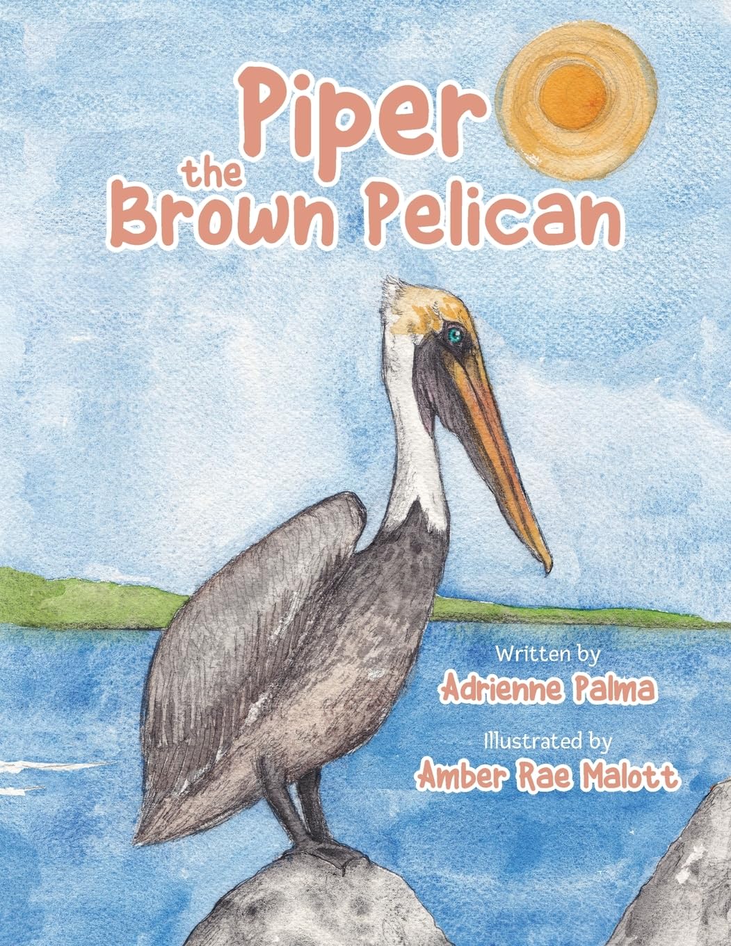 Piper the Brown Pelican by Adrienne Palma