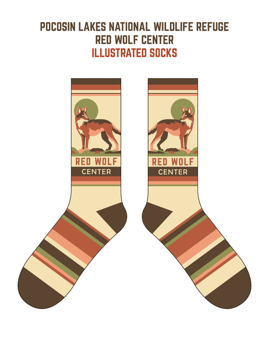 *Red Wolf Center Socks