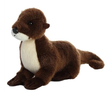 Sliddy River Otter Stuffed Animal (Long Tail)