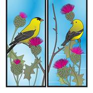 Goldfinch Two Magnetic Bookmarks