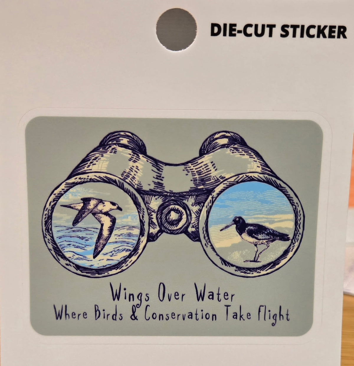 *WOW Where Birds & Conservation Take Flight Die-Cut Sticker