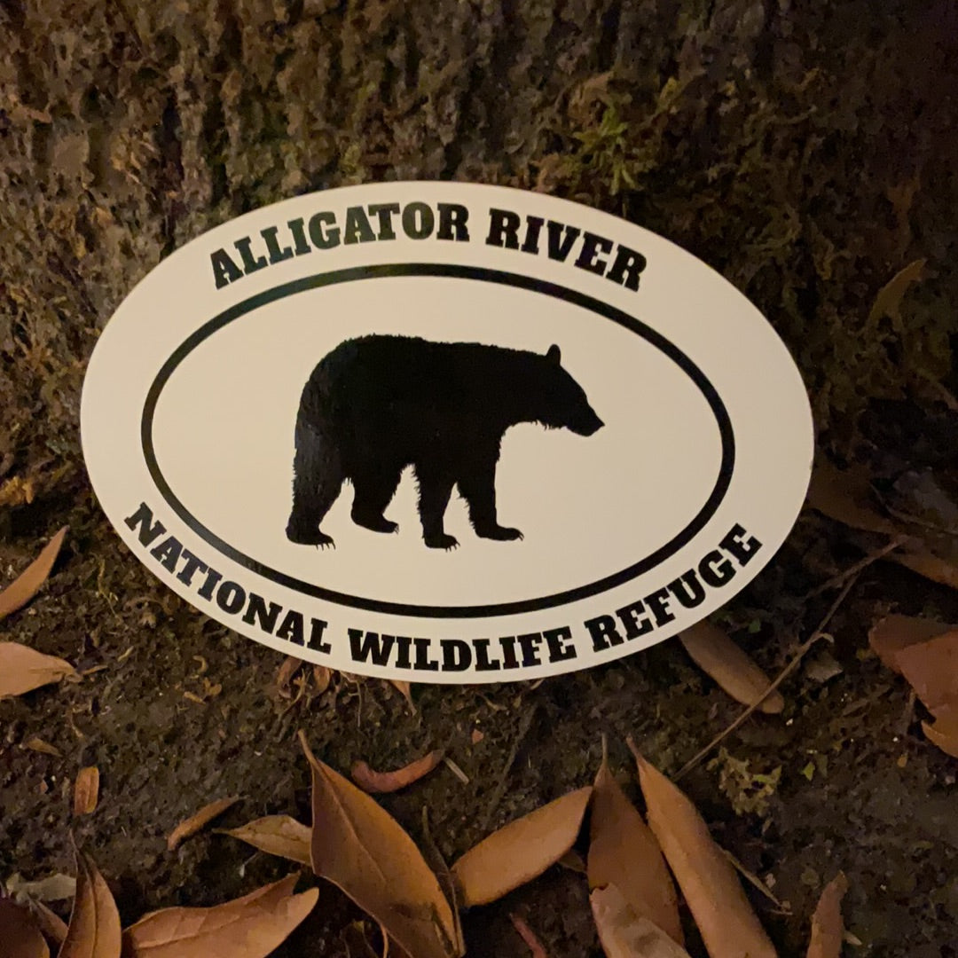 AR Bear Oval Magnet