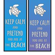 Keep Calm @ The Beach w/ turtles Bookmark