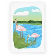 Spoonbill Tea Towel